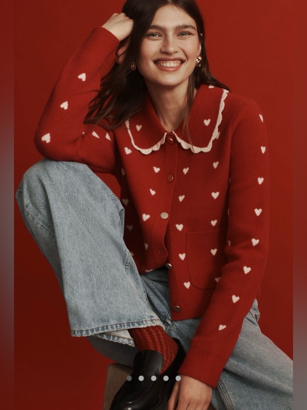 NVLT Heart Icon knit jacket - Picture 4 of 8